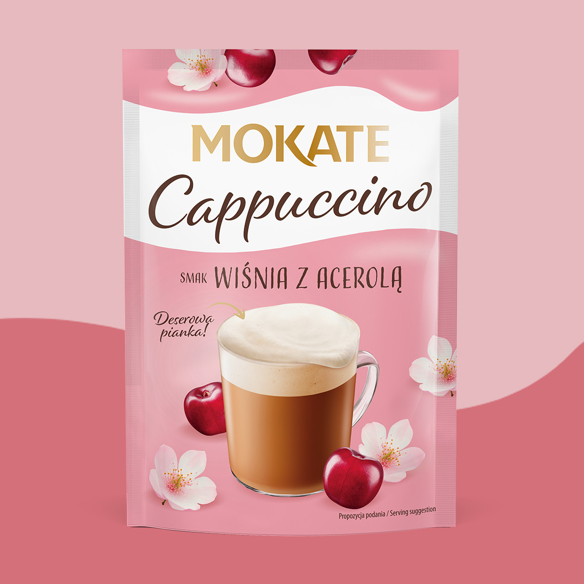 Cappuccino Mokate o smaku wiśniowym z acerolą 40 g