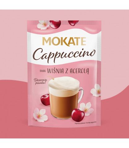 Cappuccino Mokate o smaku wiśniowym z acerolą 40 g