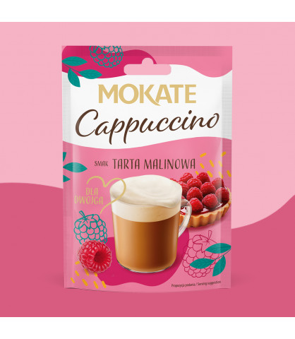 Mokate Cappuccino 40g Tarta Malinowa