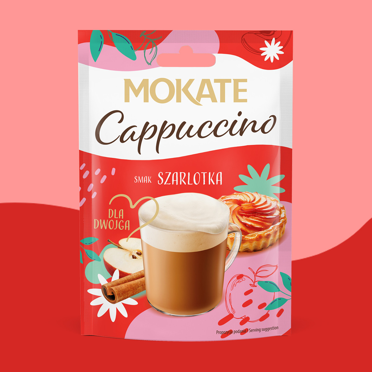 Mokate Cappuccino 40g Szarlotka z cynamonem