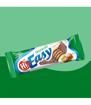 Wafelki HI EASY o smaku orzechowym