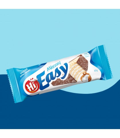 Wafelki HI EASY o smaku mlecznym