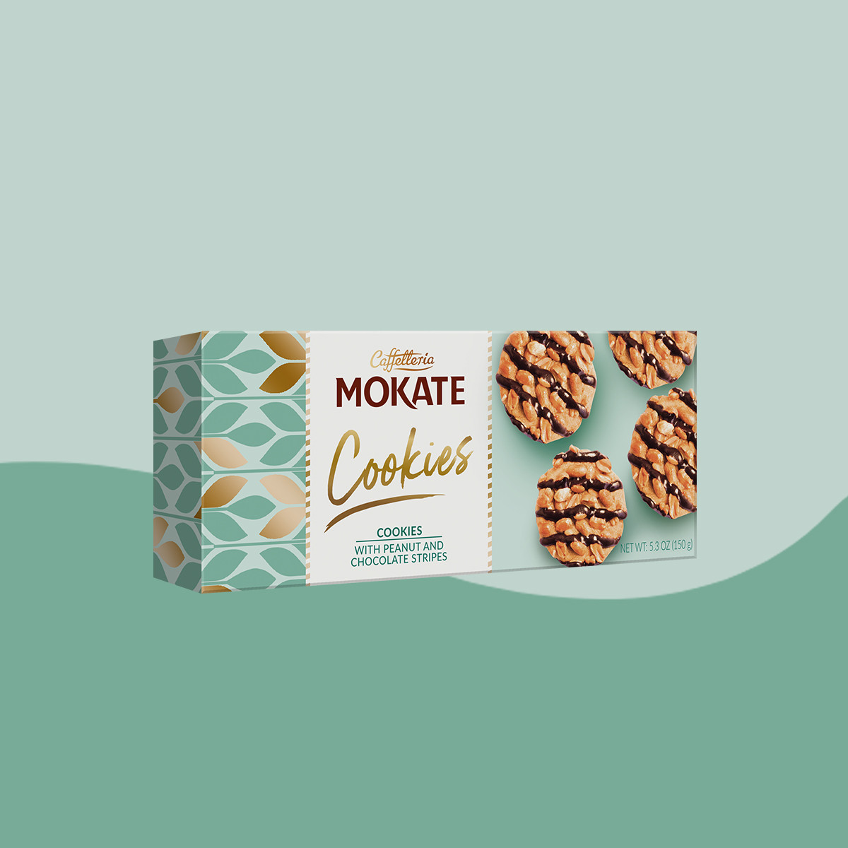 Ciastka z orzechami arachidowymi i z ciemną czekoladą Mokate 150 g