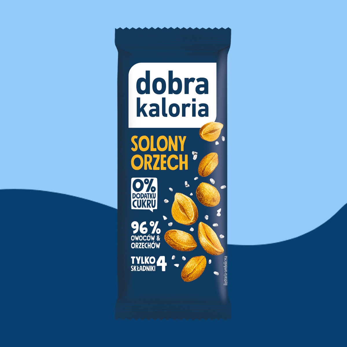 Baton Owocowy Solony Orzech