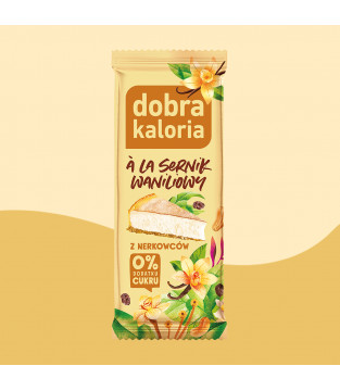 Vanilla Cheesecake-flavoured cashew bar, 35g