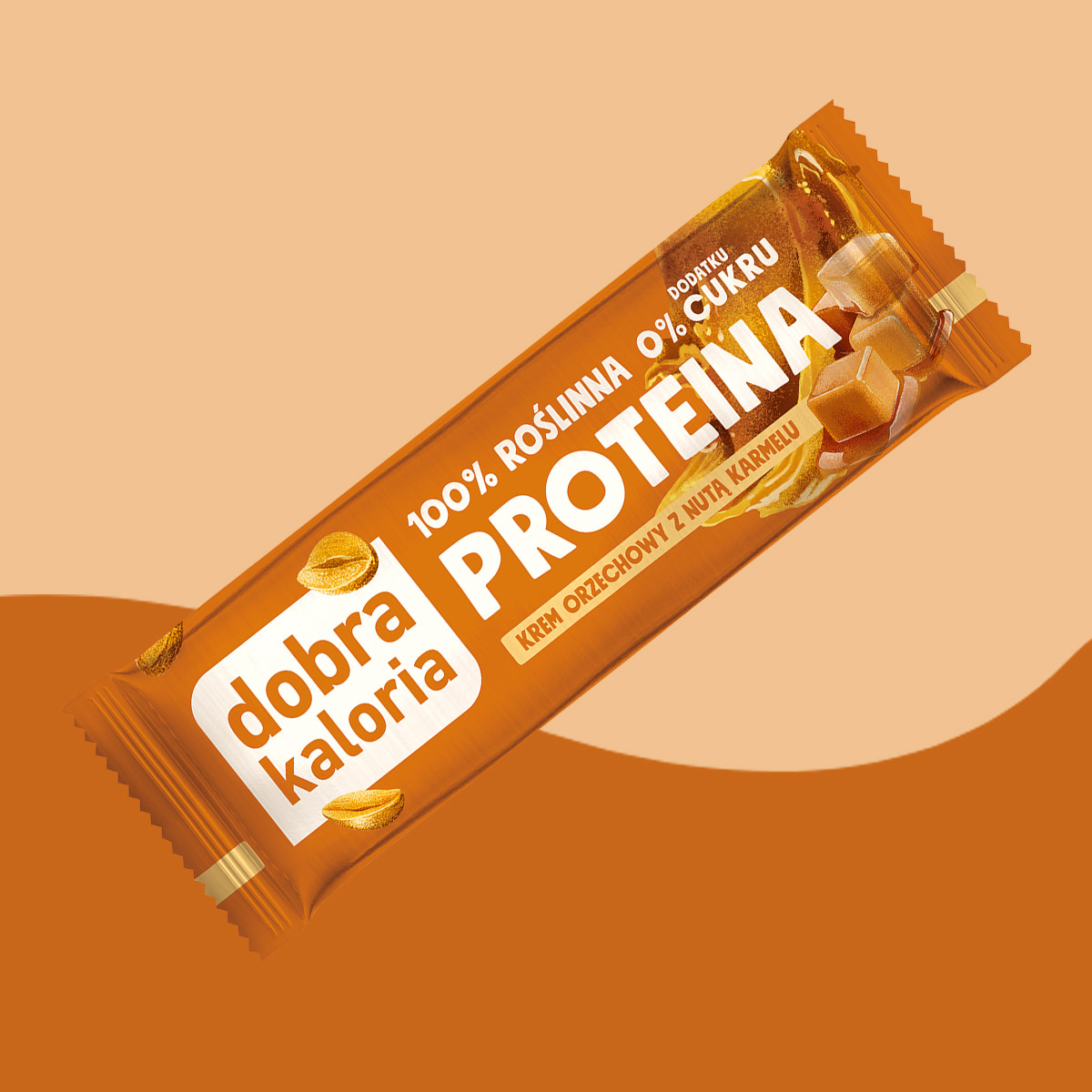 Baton Proteinowy z Kremem Orzechowym i Nutą Karmelu