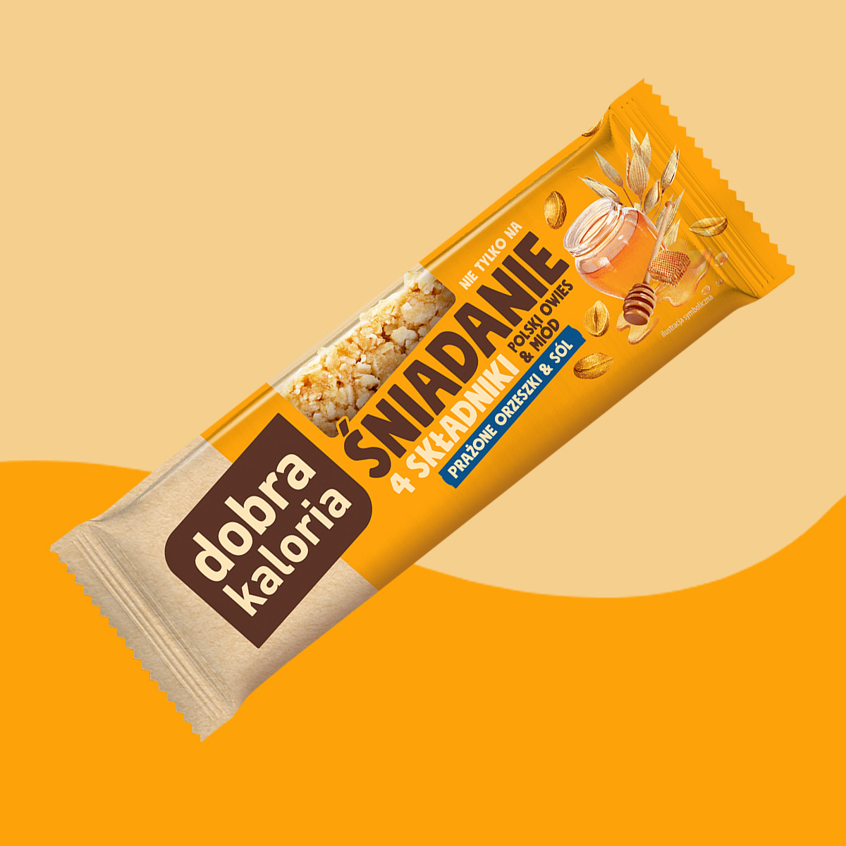 Baton Śniadaniowy z Prażonymi Orzeszkami i Solą