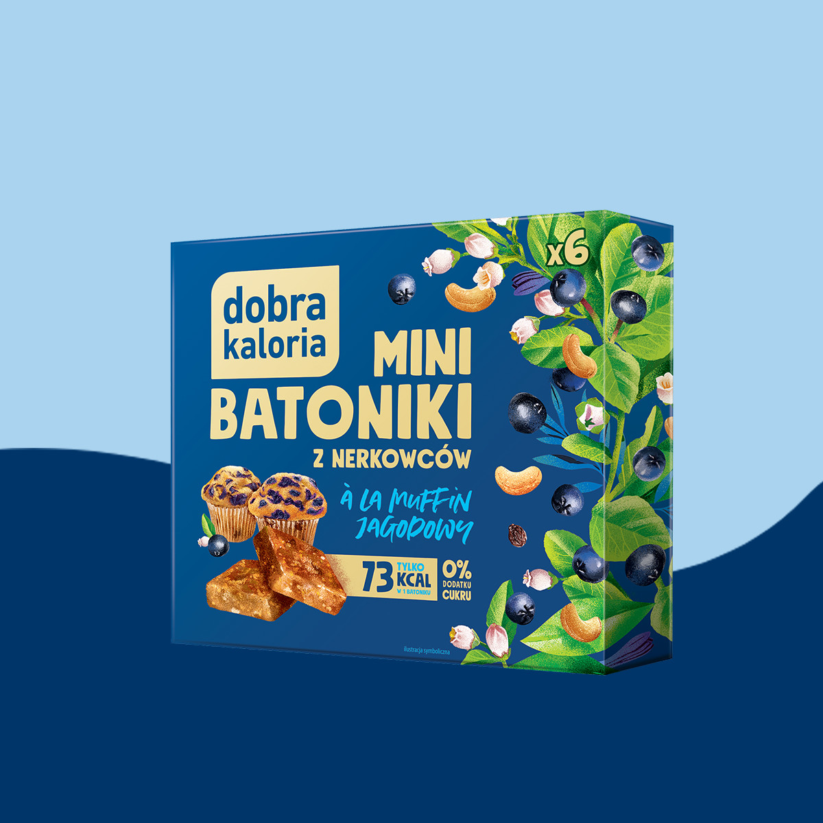 Mini Batoniki o smaku Muffina Jagodowego