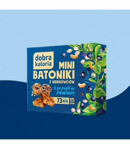 Mini Batoniki o smaku Muffina Jagodowego