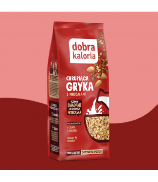 Chrupiąca gryka z melasą i migdałami