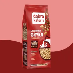 Chrupiąca gryka z melasą i migdałami