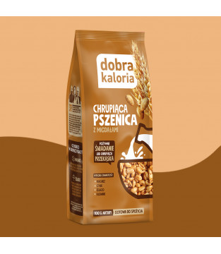 Crispy wheat with treacle and almonds