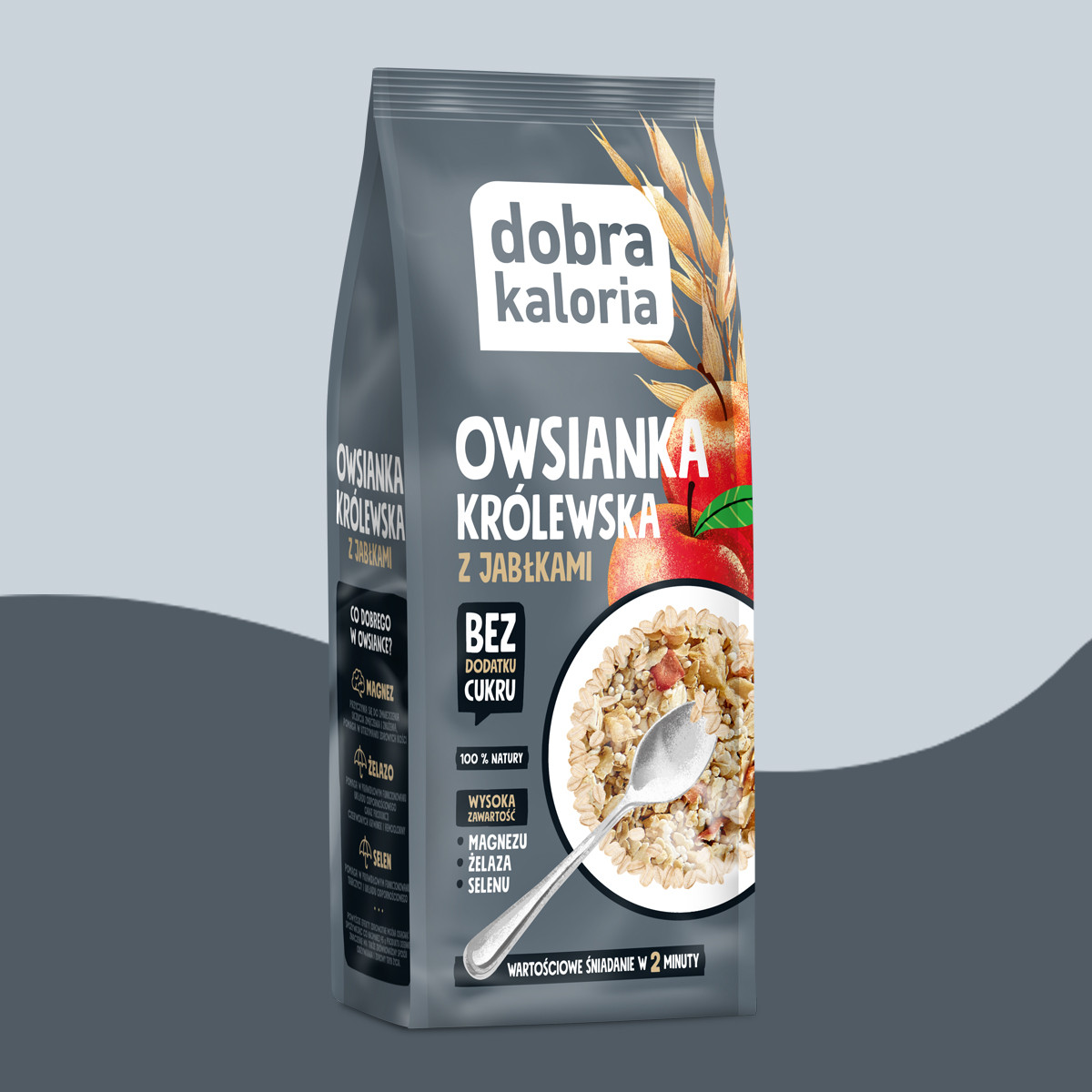 Royal porridge with apples