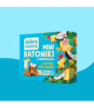 Mini Pina Colada-flavoured bars