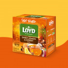 Herbatka owocowo - ziołowa Loyd Hot Winter o smaku Cytryny i Miodu 15 torebek Herbatka owocowo - ziołowa Loyd Hot Winter o smaku Cytryny i Miodu 15 torebek