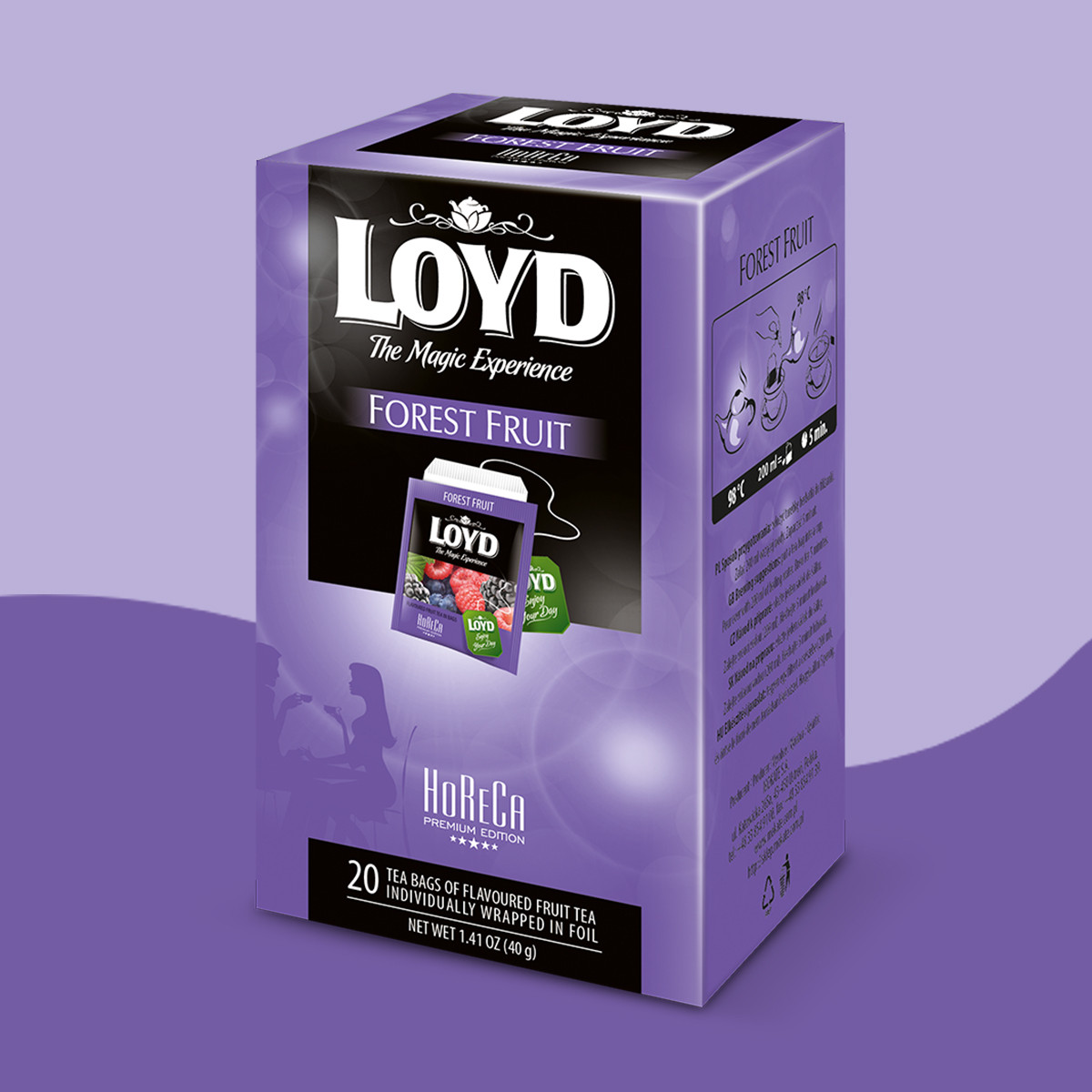 HORECA Loyd Forest Fruit Tea, 20 bags