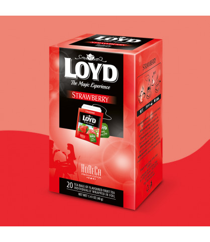 Herbata HORECA Loyd Strawberry 20 torebek