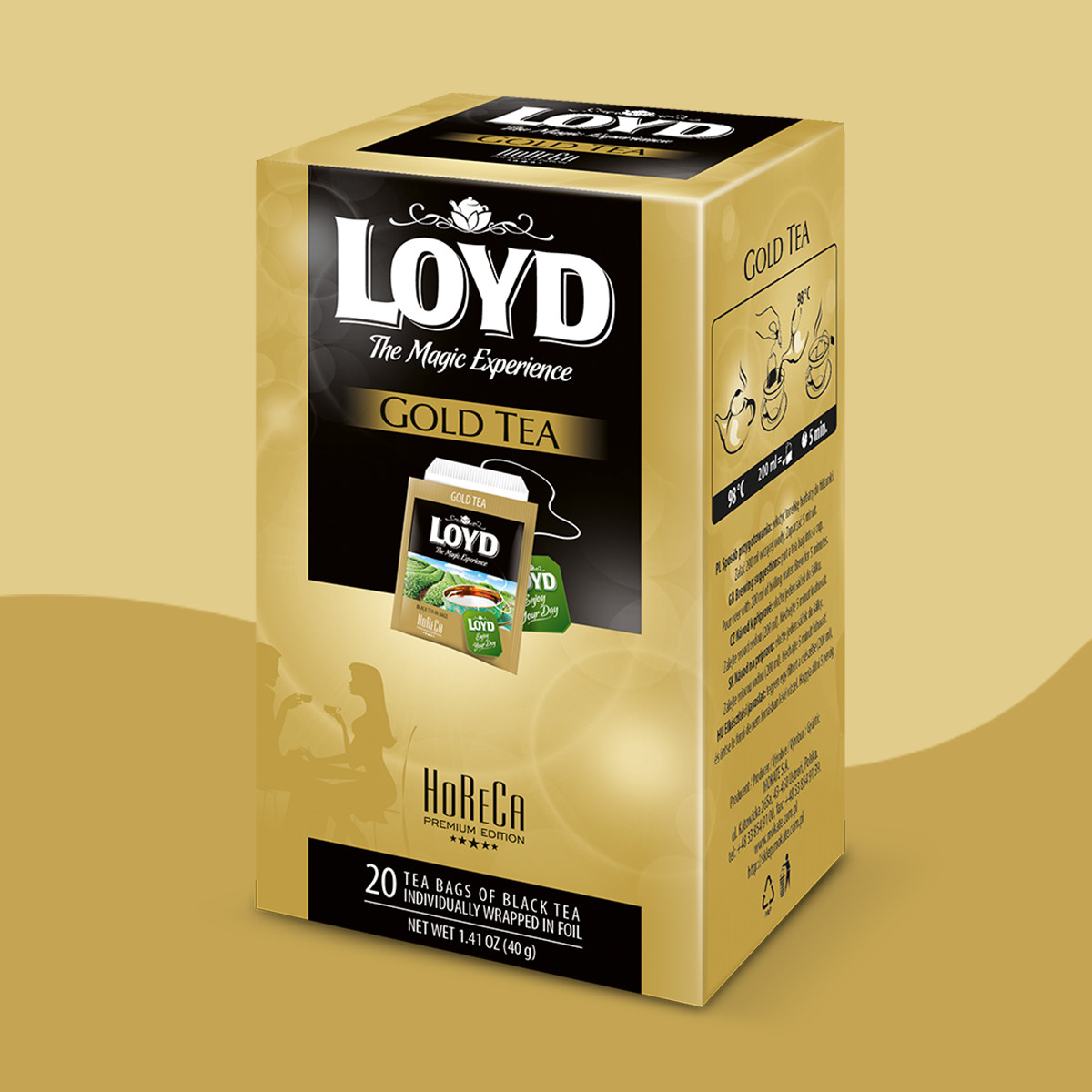 Herbata HORECA Loyd Gold Tea 20 torebek
