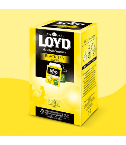 Herbata HORECA Loyd Black Tea Lemon 20 torebek