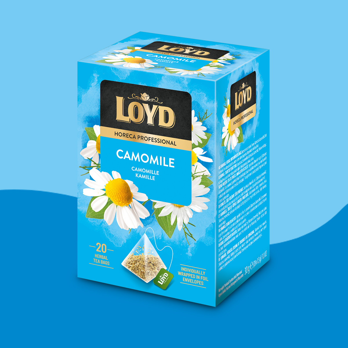 HORECA CAMOMILE TEA 20x1.5g PREMIUM PYRAMID BAGS