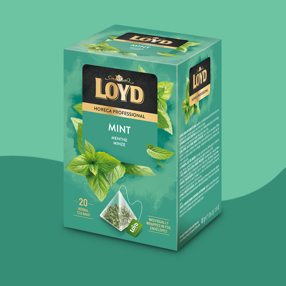 HORECA MINT TEA 20x2g PREMIUM PYRAMID BAGS
