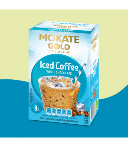 Kawa mrożona Mokate Gold Iced Coffee o smaku białej czekolady 120 g