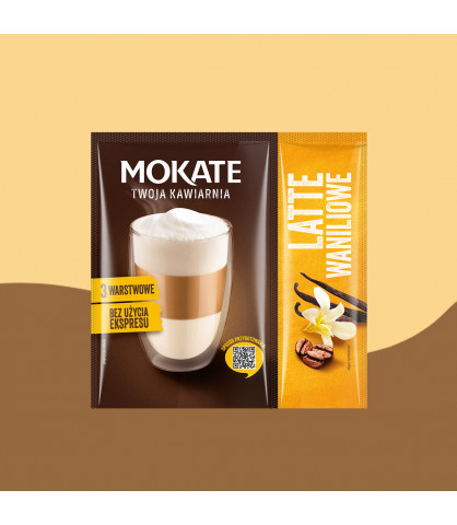 Latte Mokate Twoja Kawiarnia Waniliowe (20g+2g)