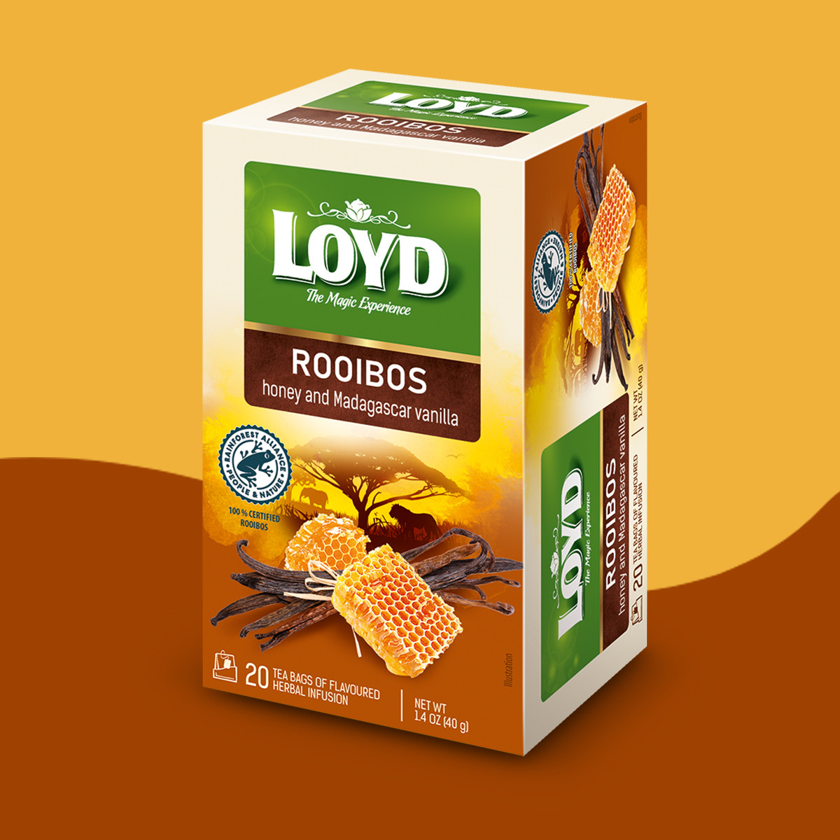 Loyd Rooibos Tea with Honey and Vanilla, 20 bags
