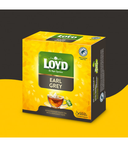 Herbata czarna Loyd Earl Grey 50 torebek