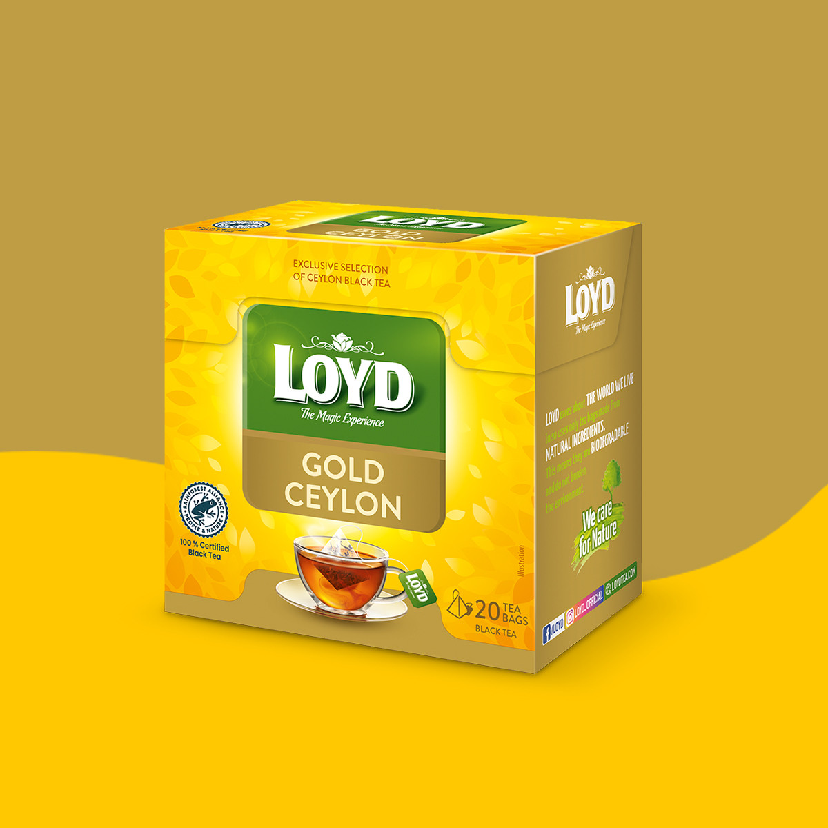 Herbata czarna Loyd Gold Ceylon 20 torebek
