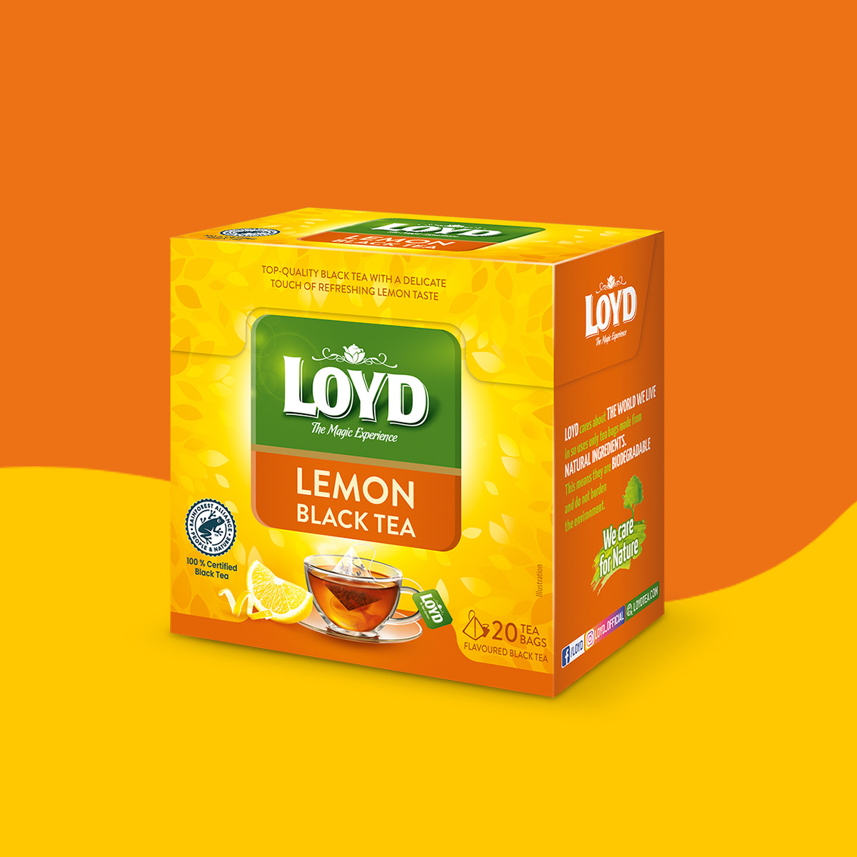 Loyd Lemon Black Tea, 20 tea bags
