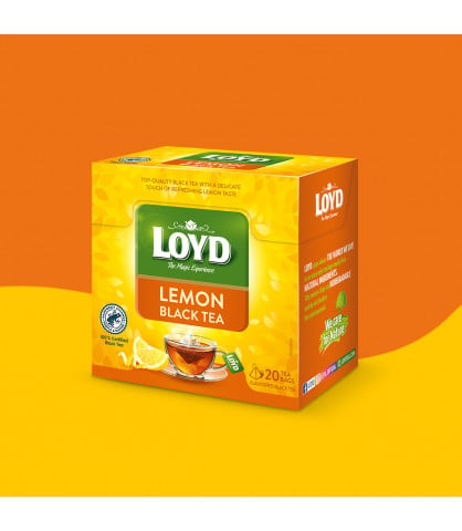 Herbata czarna Loyd Lemon Black Tea 20 torebek