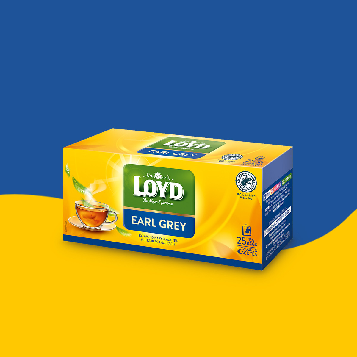 Loyd Earl Grey black tea, 25 bags