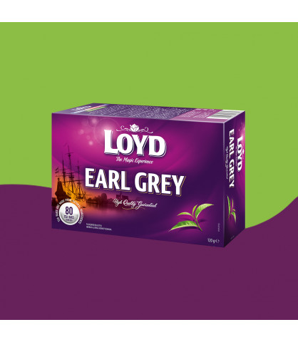 Herbata czarna Loyd Earl Grey 80 torebek