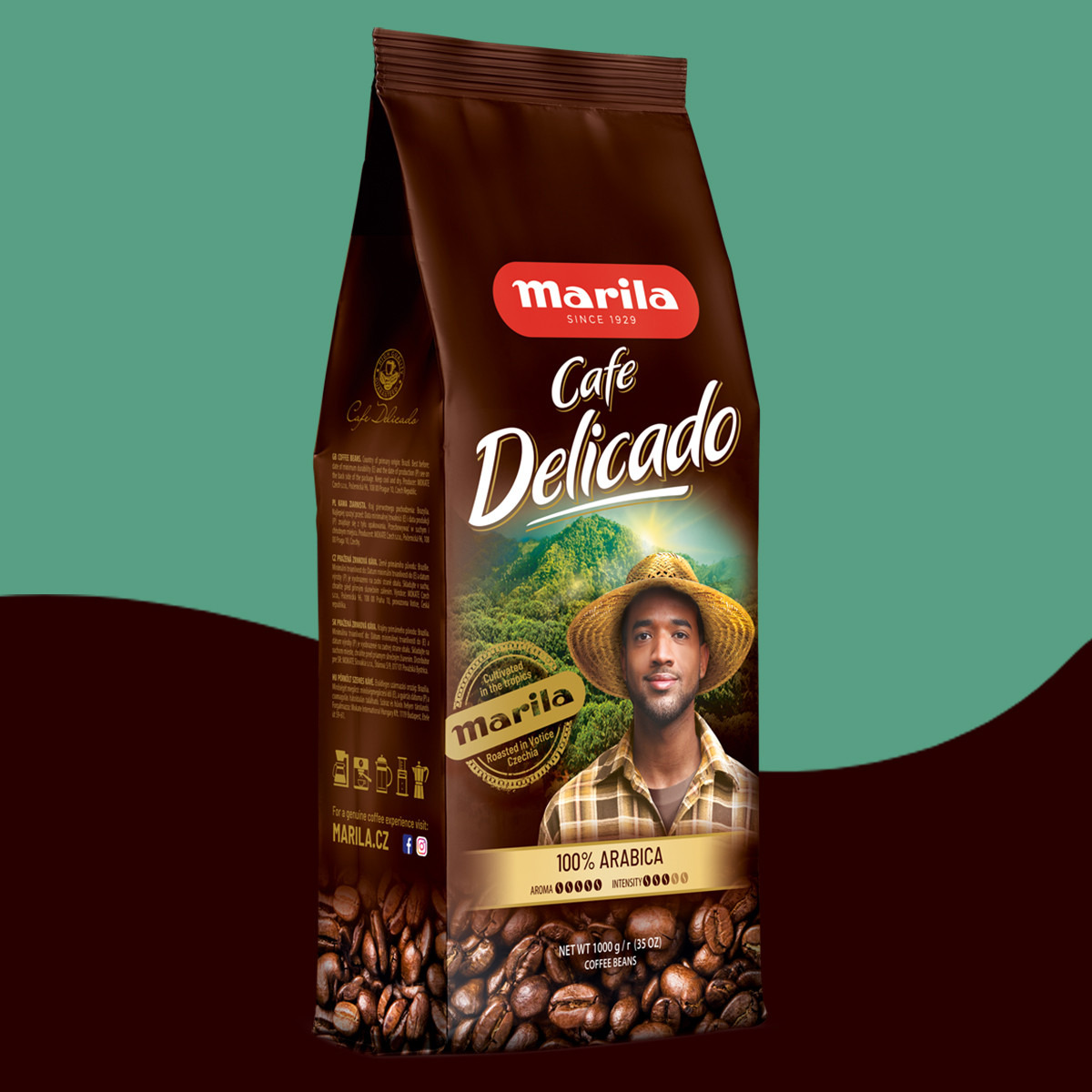 Kawa ziarnista Marila Cafe Delicado 1 kg