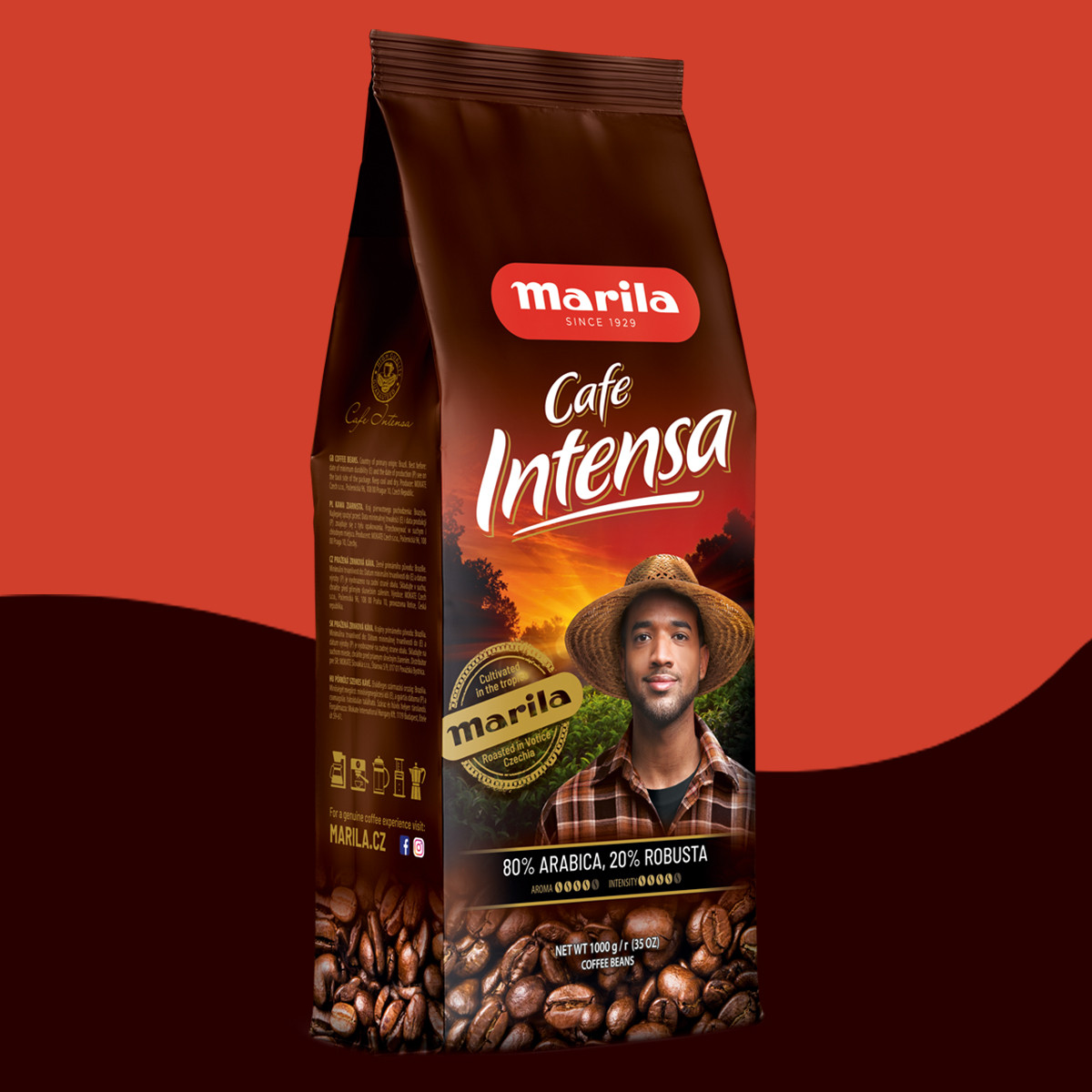 Kawa ziarnista Marila Cafe Intensa 1 kg