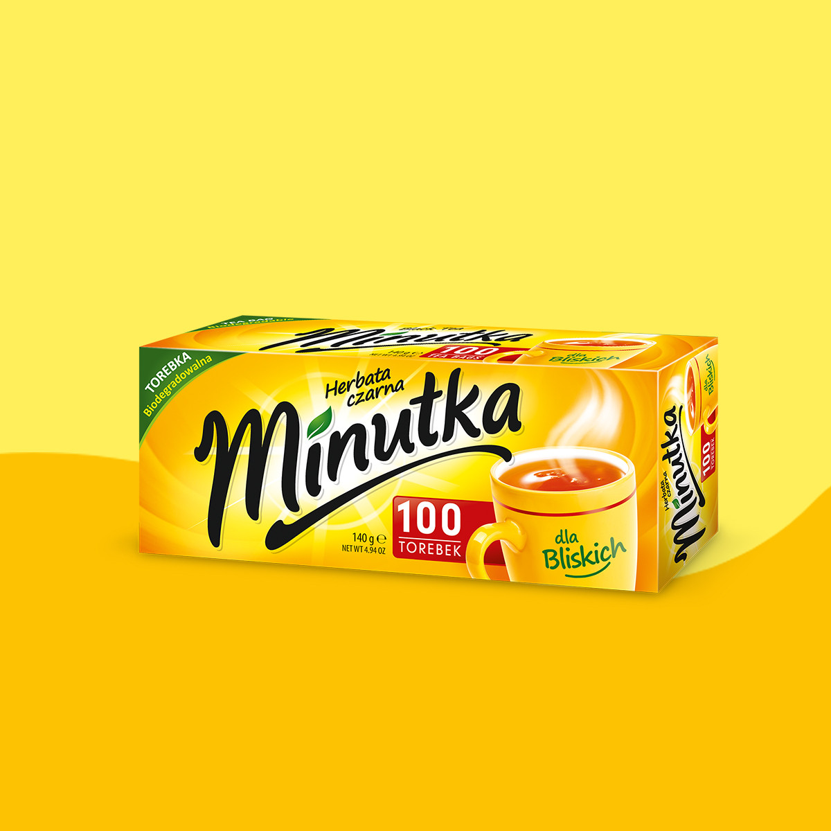 Minutka Black Tea, 100 bags