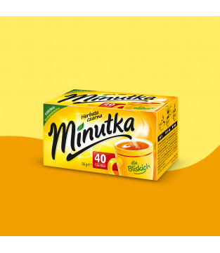 Minutka black tea, 40 bags