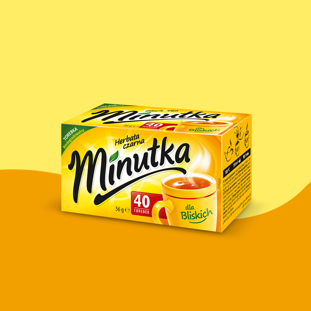 Herbata czarna Minutka 40 torebek