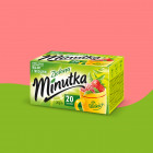 Herbata zielona Minutka z maliną i truskawką 20 torebek Herbata zielona Minutka z maliną i truskawką 20 torebek