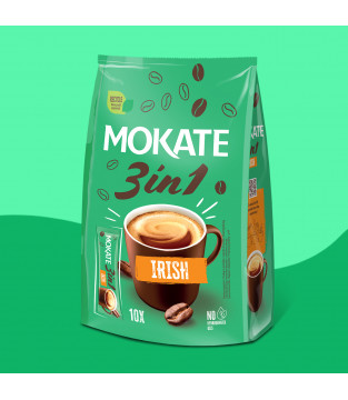 MOKATE MIX 3-IN-1 IRISH 10 SACHETS