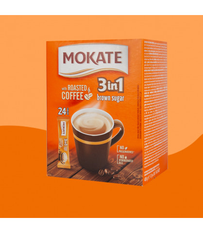 Napój Kawowy 3w1 Instant Brown Sugar Mokate Mix Kawowy 24szt BOX