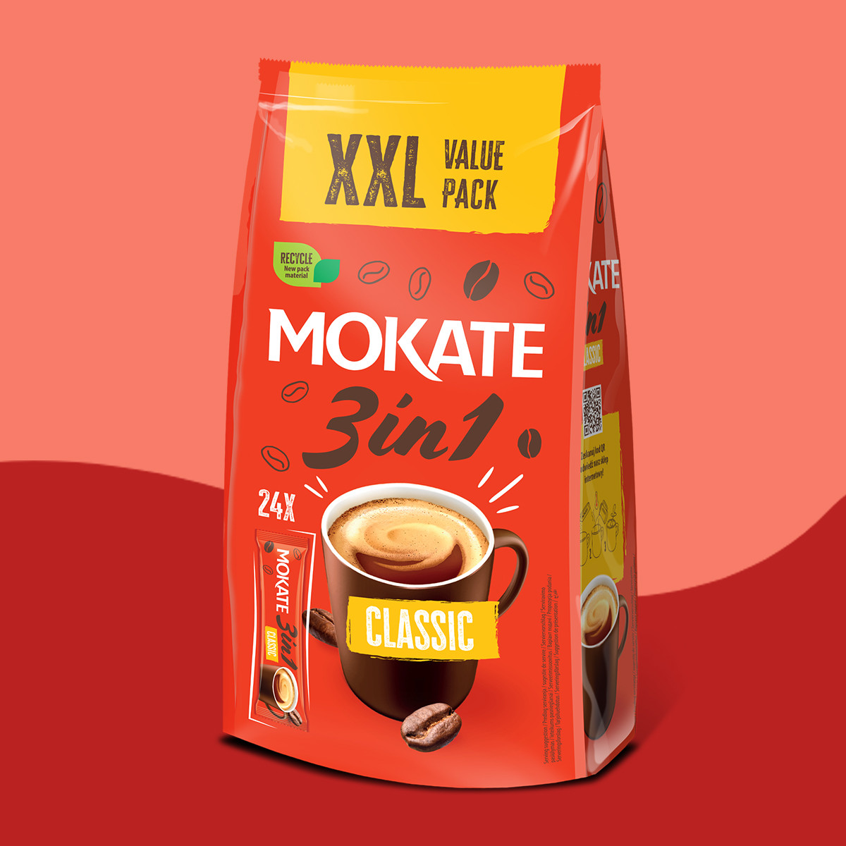 Napój kawowy Mokate 3w1 Classic 24 saszetki