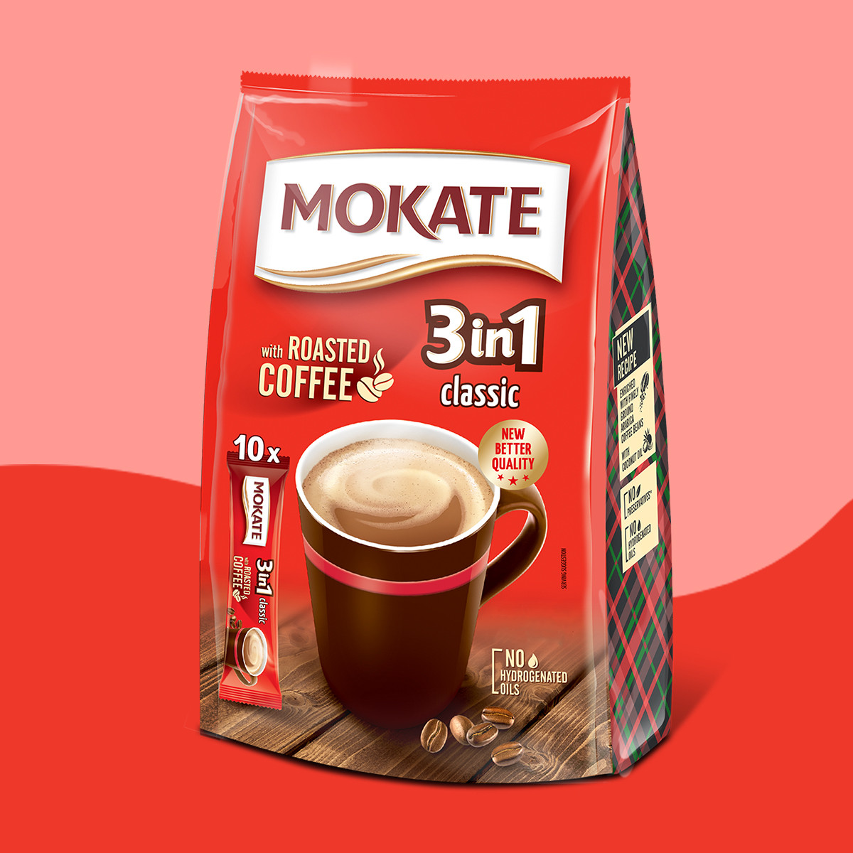 Mokate 3-in-1 Classic coffee drink, 10 sachets