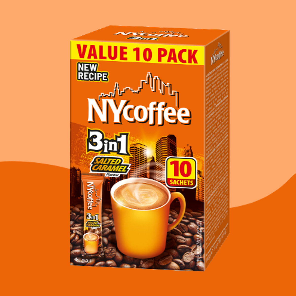 NYC 3-in-1 Salted Caramel Instant Coffee