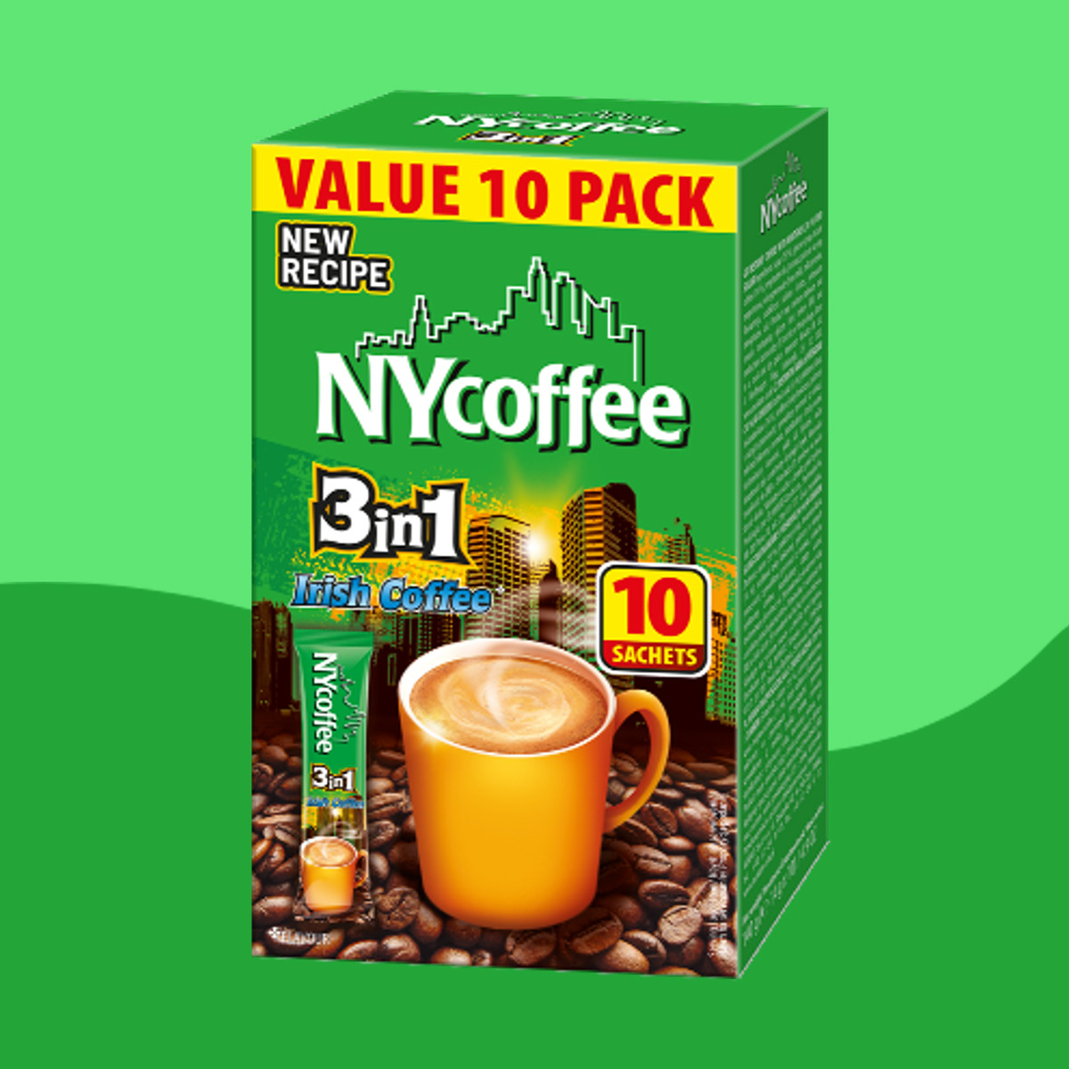 NYC 3-in-1 IRISH Instant Coffee