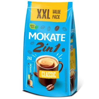 Mokate 2-in-1 Classic coffee drink, 24 sachets