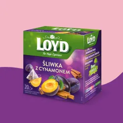 Herbatka owocowa Loyd Śliwka i Cynamon 20 torebek