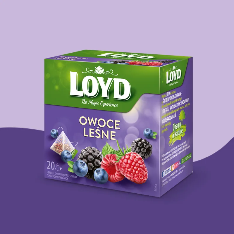 Herbatka owocowa Loyd Owoce Leśne 20 torebek