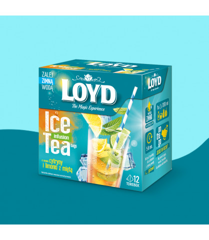 Ice Tea Loyd Cytryna, Limonka i Mięta 12 torebek